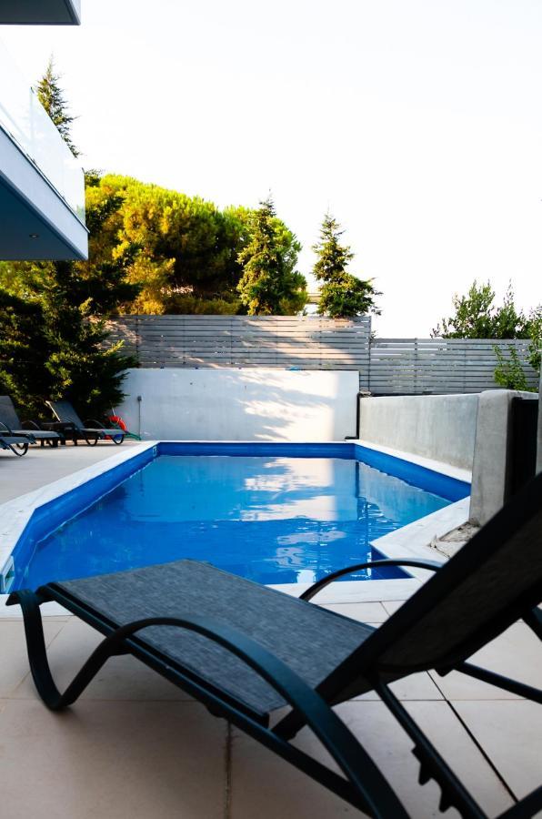 Seaview Pool Villa Near Beach And Athens Airport Pórto Ráfti Екстериор снимка