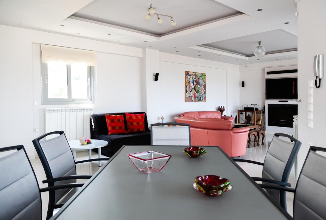 Seaview Pool Villa Near Beach And Athens Airport Pórto Ráfti Екстериор снимка
