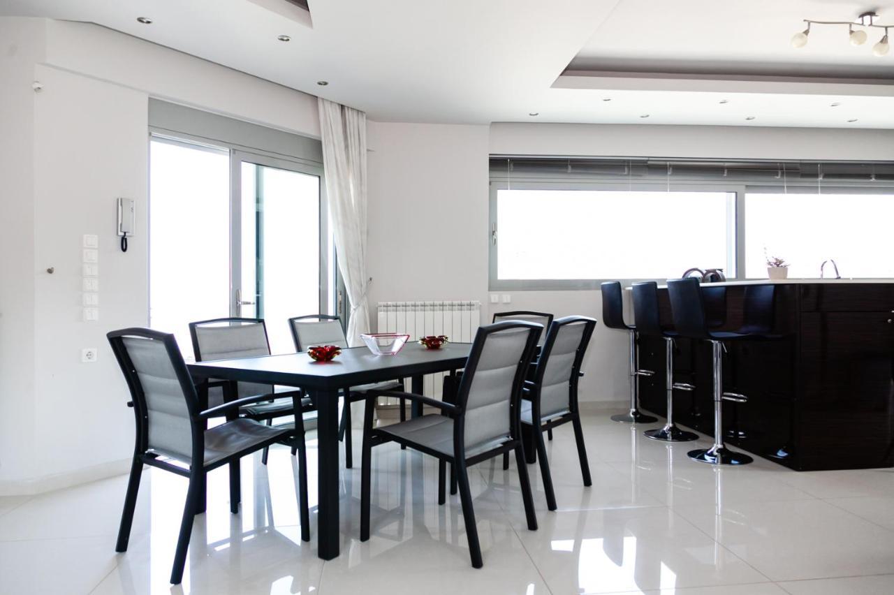 Seaview Pool Villa Near Beach And Athens Airport Pórto Ráfti Екстериор снимка