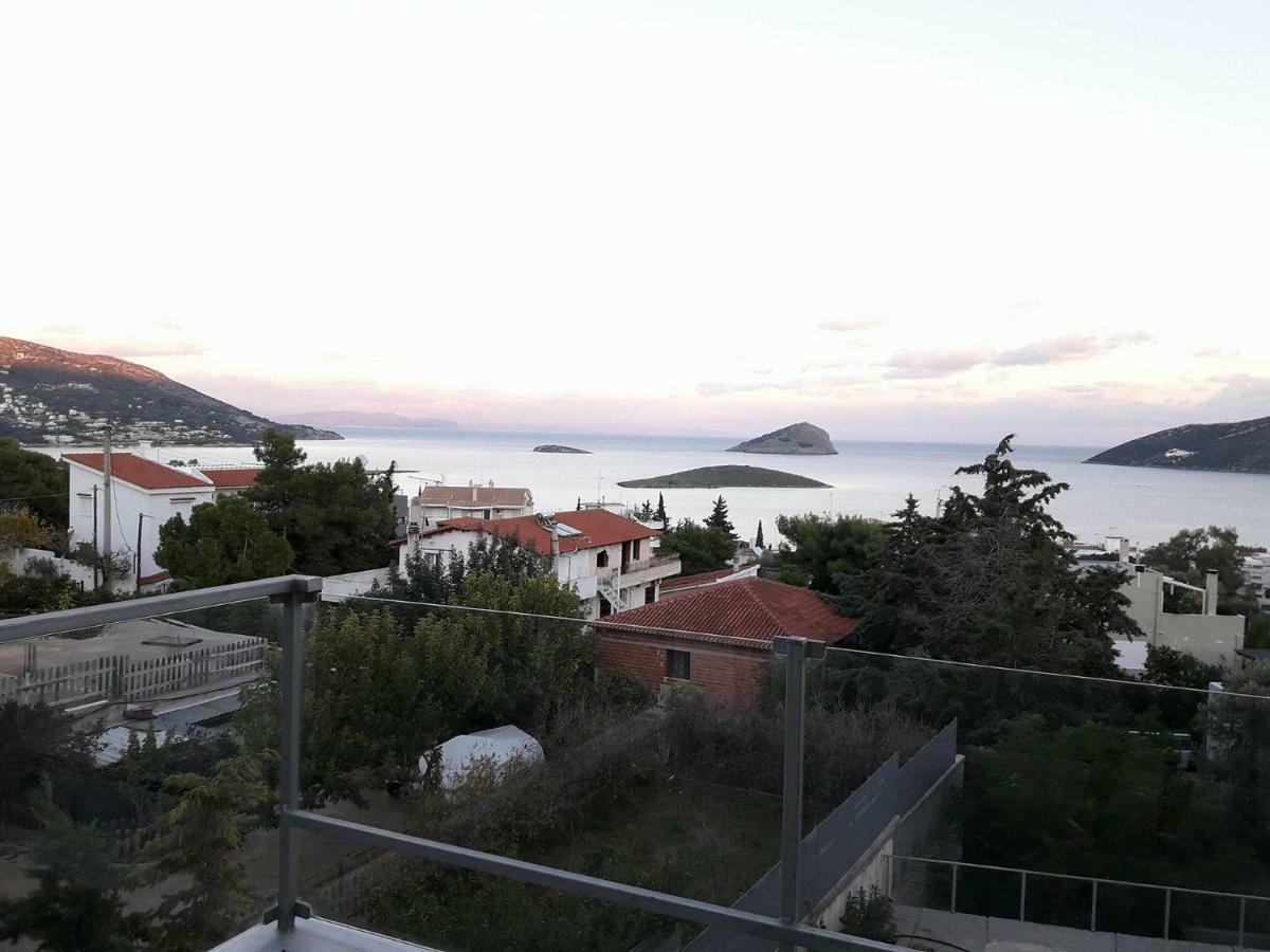 Seaview Pool Villa Near Beach And Athens Airport Pórto Ráfti Екстериор снимка